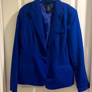 Blue womens blazer